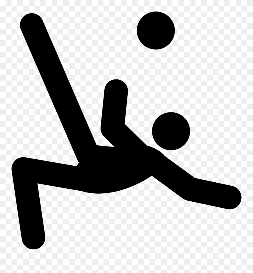 Kickball Football Player Computer Icons Volleyball - Player Football Icon Clipart