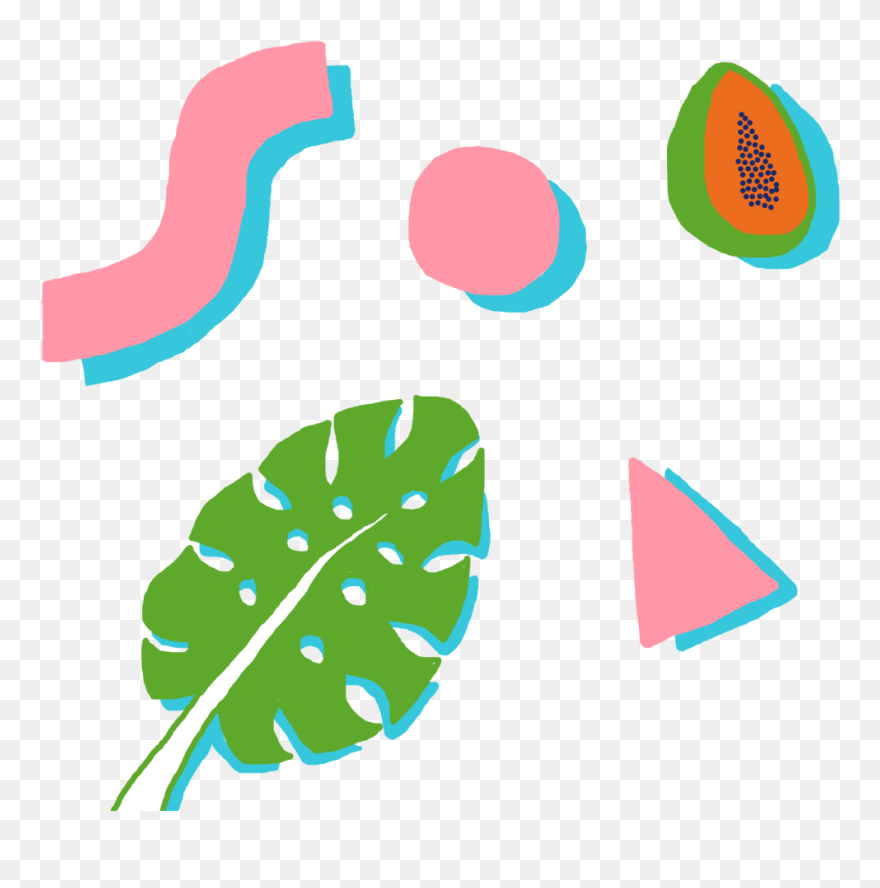 90s, Aesthetic, And Blue Image - Memphis Pattern Transparent Background Clipart