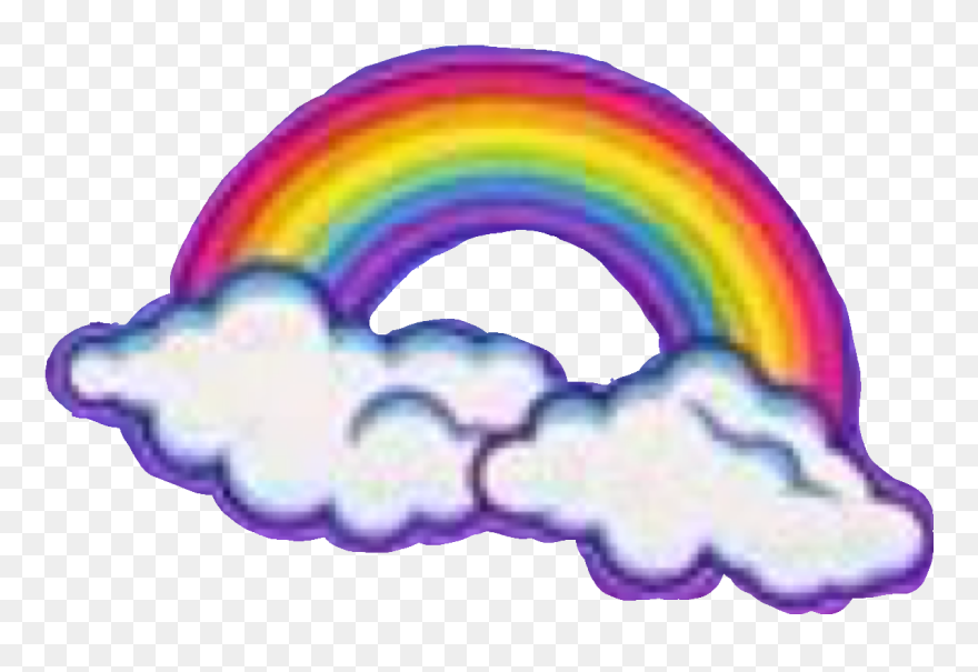 #lisafrank #rainbow #neon #girly #sprinkles #cute #clouds Clipart