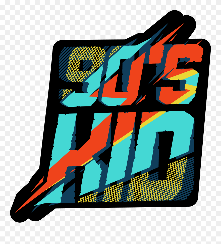 90s Kid - 90s Kids Bike Stickers Clipart