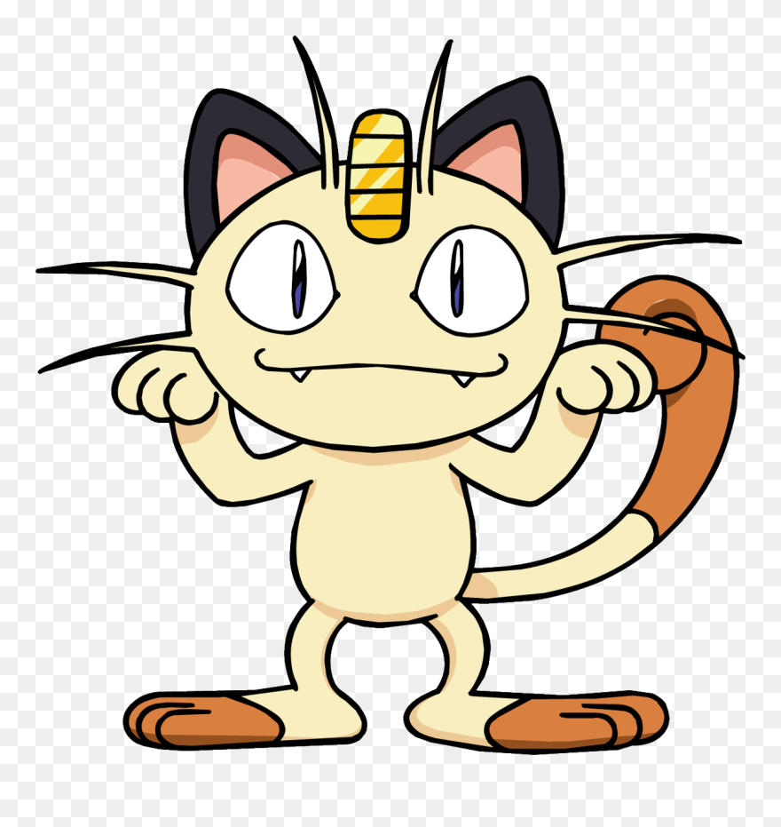 Pokemon Meowth Clipart