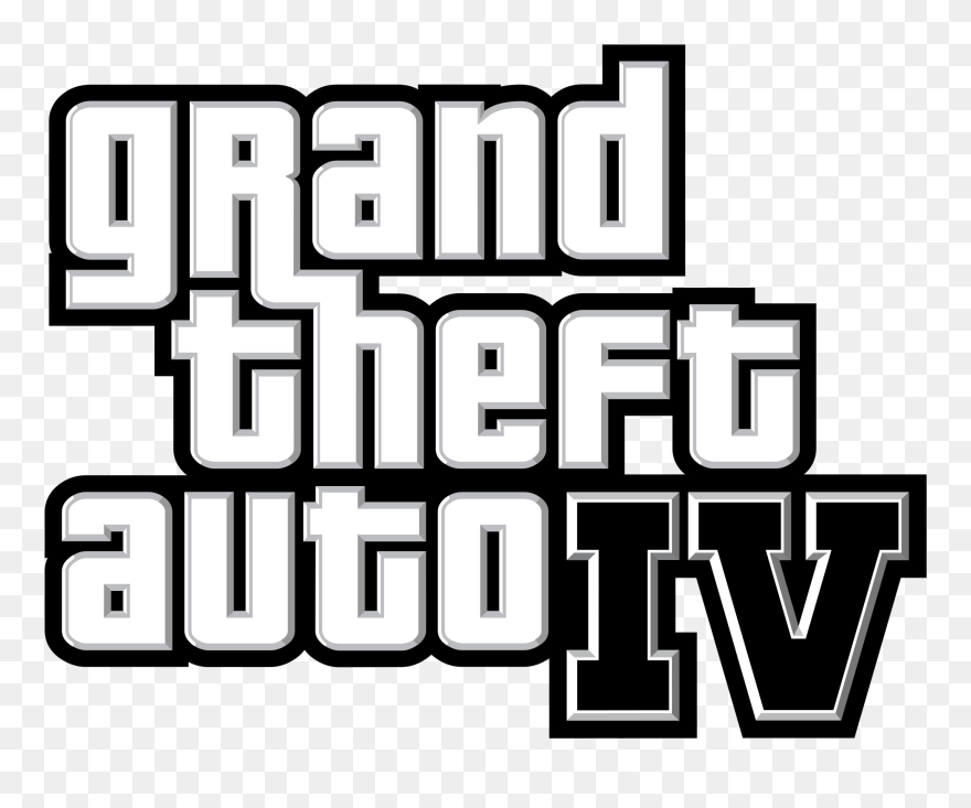 Gta 4 Transparent & Png Clipart Free Download - Grand Theft Auto 4 Logo