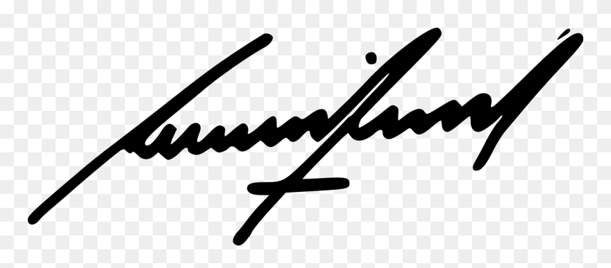 Iván Duque Márquez Signature Clipart