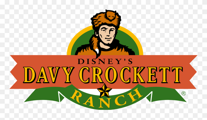Disney Davy Crockett Ranch Logo Clipart