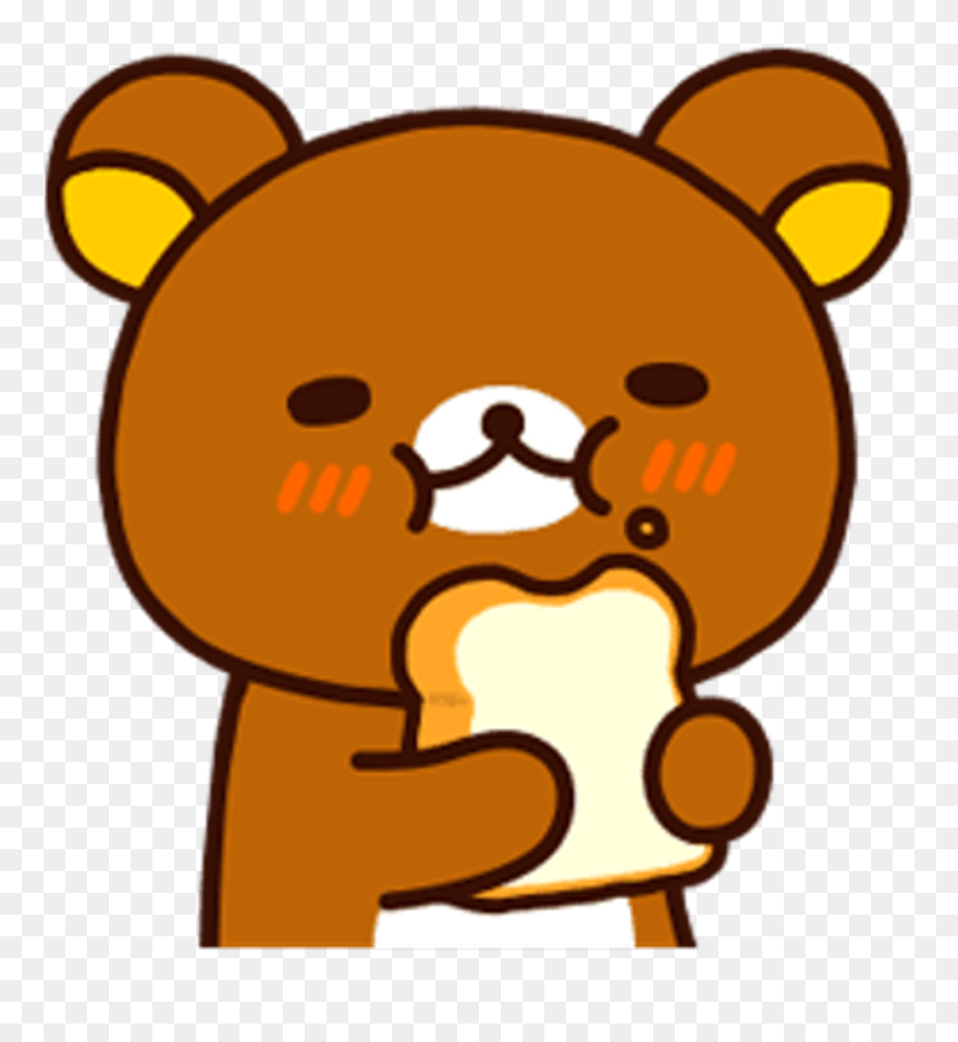 Kawaii Clipart Bread - Rilakkuma Png Transparent Png