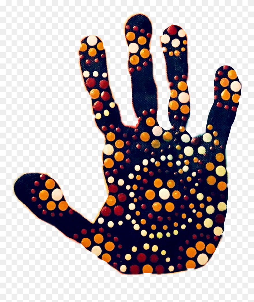 Transparent Handprint Png - Indigenous Handprint Clipart