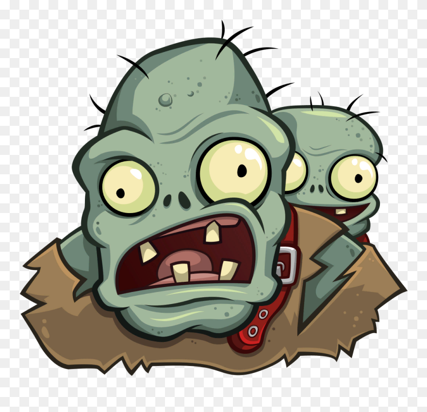Zombies Wiki - Plants Vs Zombies Drawing Easy Clipart