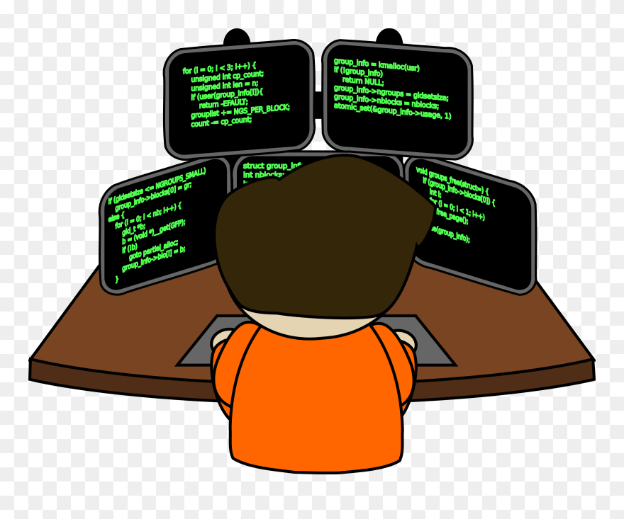 Free Clipart - Programmer Clipart - Png Download