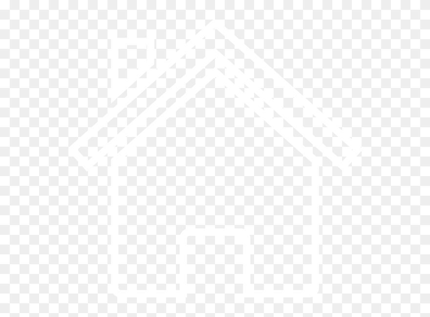House Logo White Lines Svg Clip Arts - Png Download