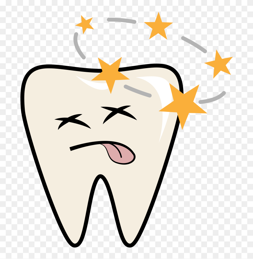 Knocked Out Tooth - Betsy Ross Decal Clipart