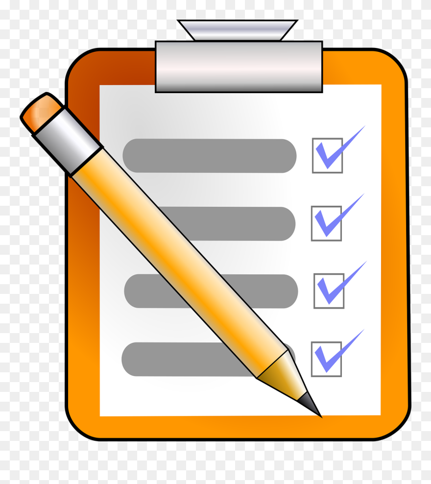 Checklist Clipart Transparent - Png Download