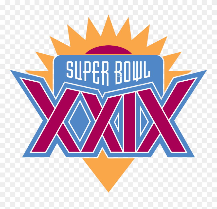 Francisco San Chargers Miami Nfl Bowl Angeles Clipart - Super Bowl 29 - Png Download