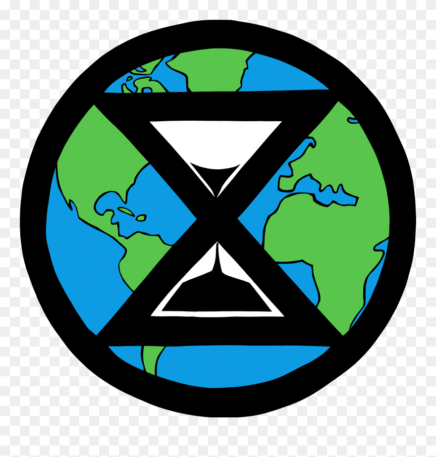 Extinction Rebellion Earth Logo Clipart