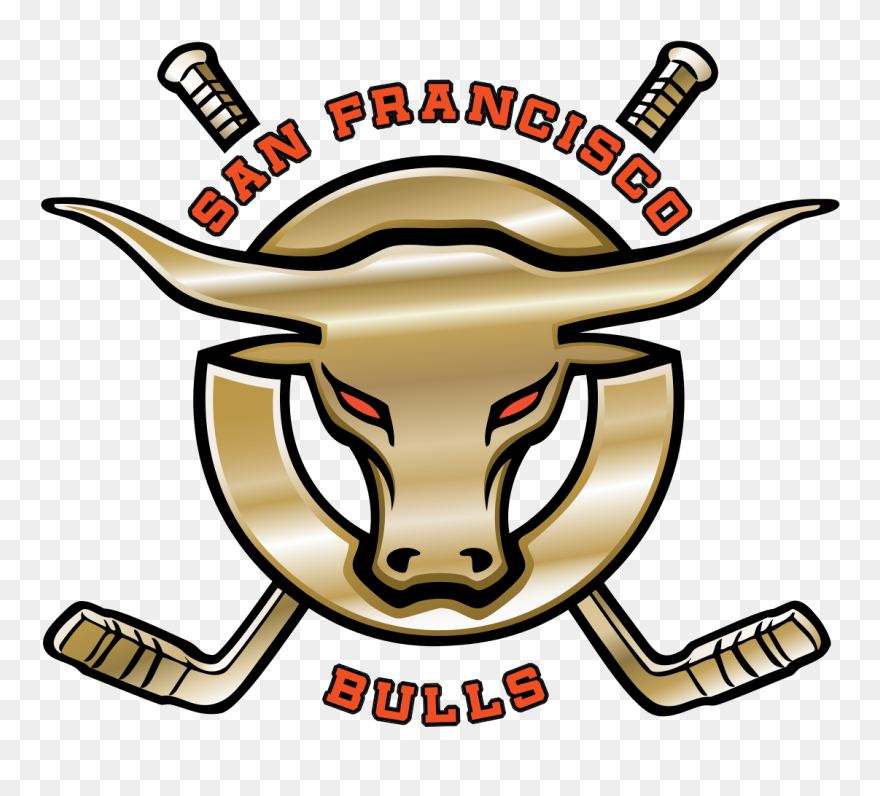 Transparent San Francisco Clipart Free - San Francisco Bulls Logo - Png Download