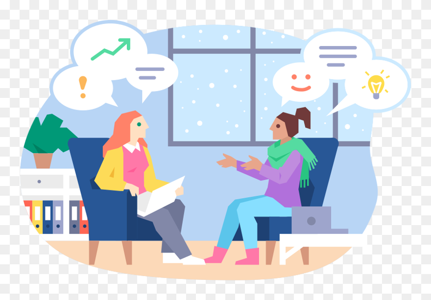 One On One Meeting - One On One Meeting Clipart - Png Download