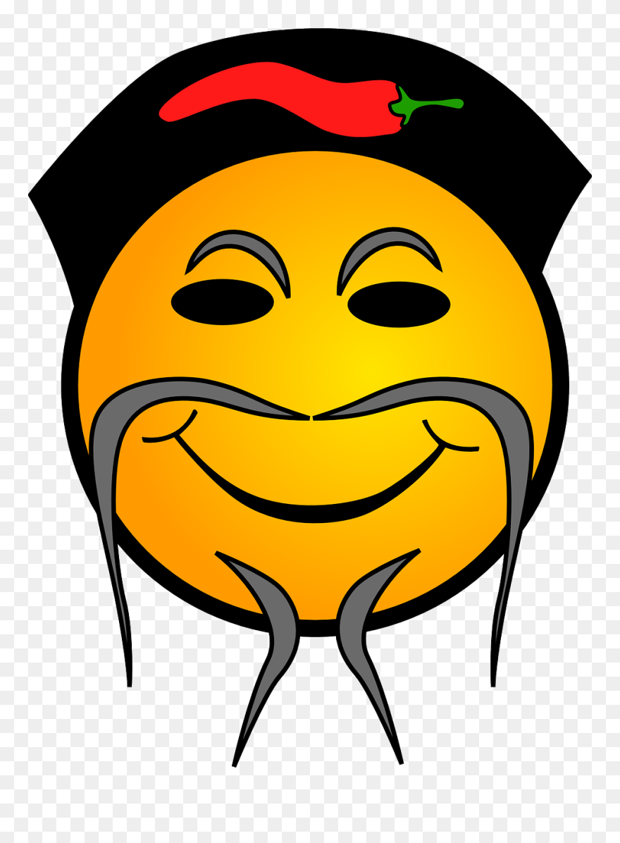 Chinese Cook Smiley - Smiley Chinois Clipart