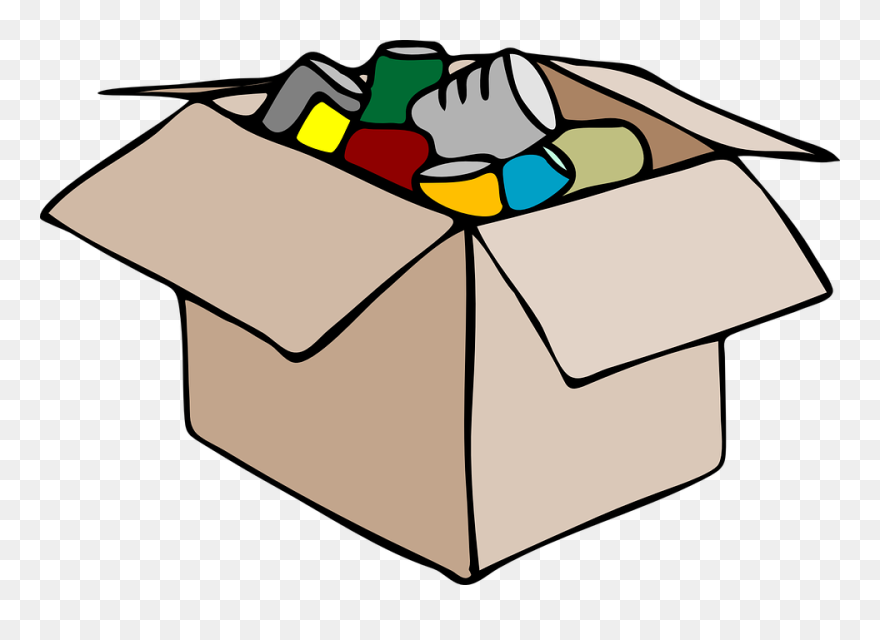 Article Card Image - Box Of Food Clipart - Png Download