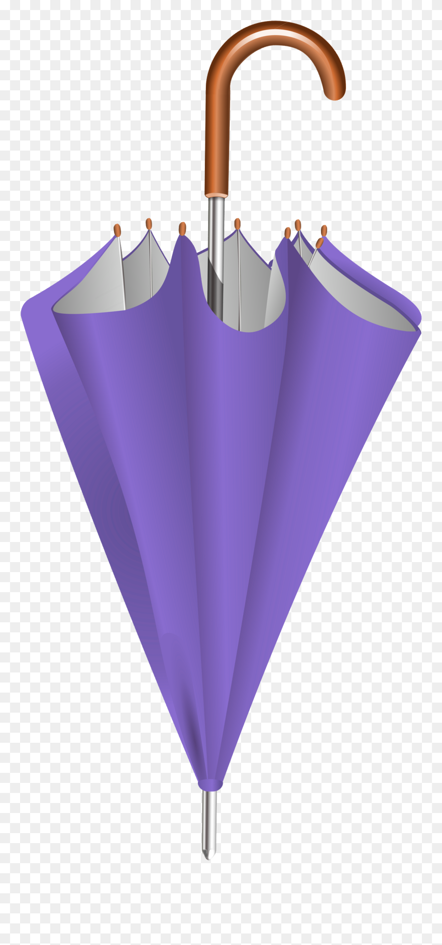 Purple Closed Umbrella Png Clipart Image - Purple Umbrella Closed Png Transparent Png