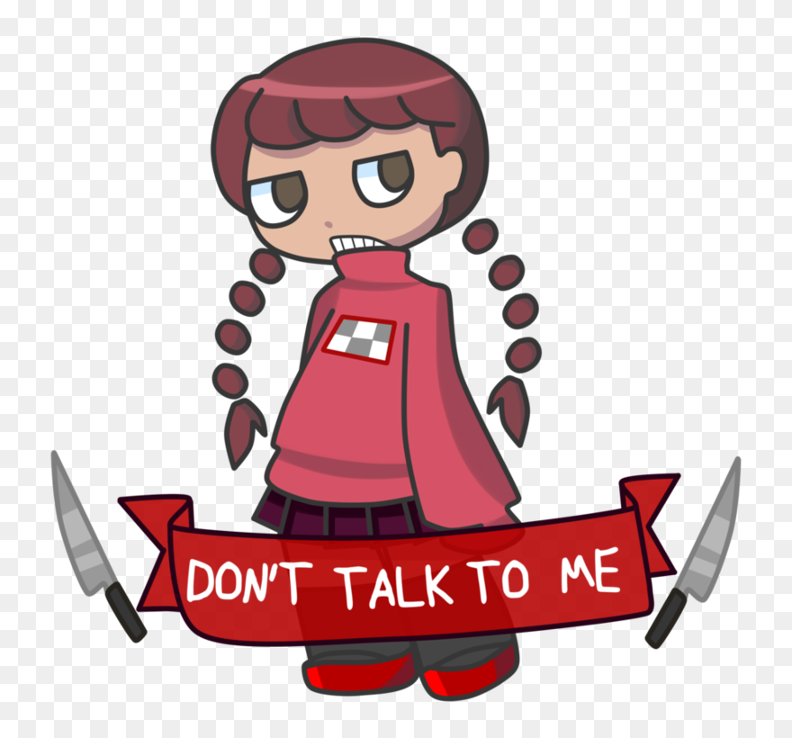 Shut Up Dont Talk To Me By Ch - Dont Talk To Me Cartoon Clipart