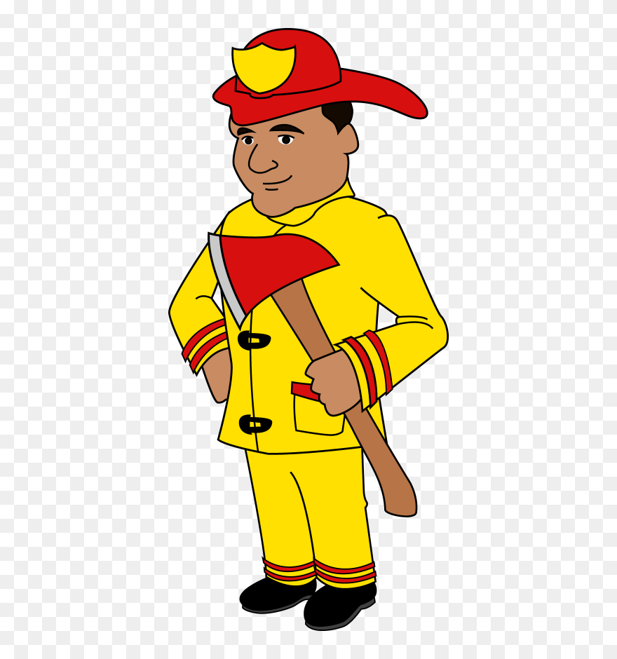 Firefighter Clip Art - Png Download