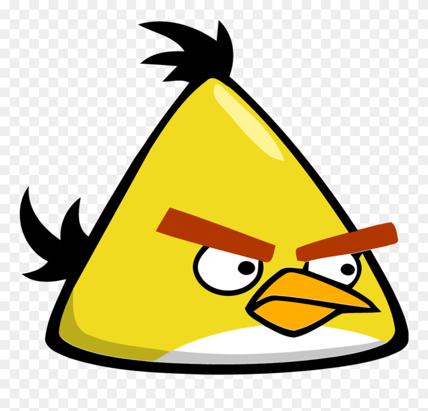 Chuck Angry Bird Yellow Icon Angry Birds Iconset Femfoyou - Angry Birds Yellow Png Clipart
