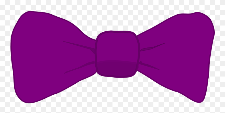 Violet Clipart Bow Tie - Purple Bow Tie Clipart - Png Download