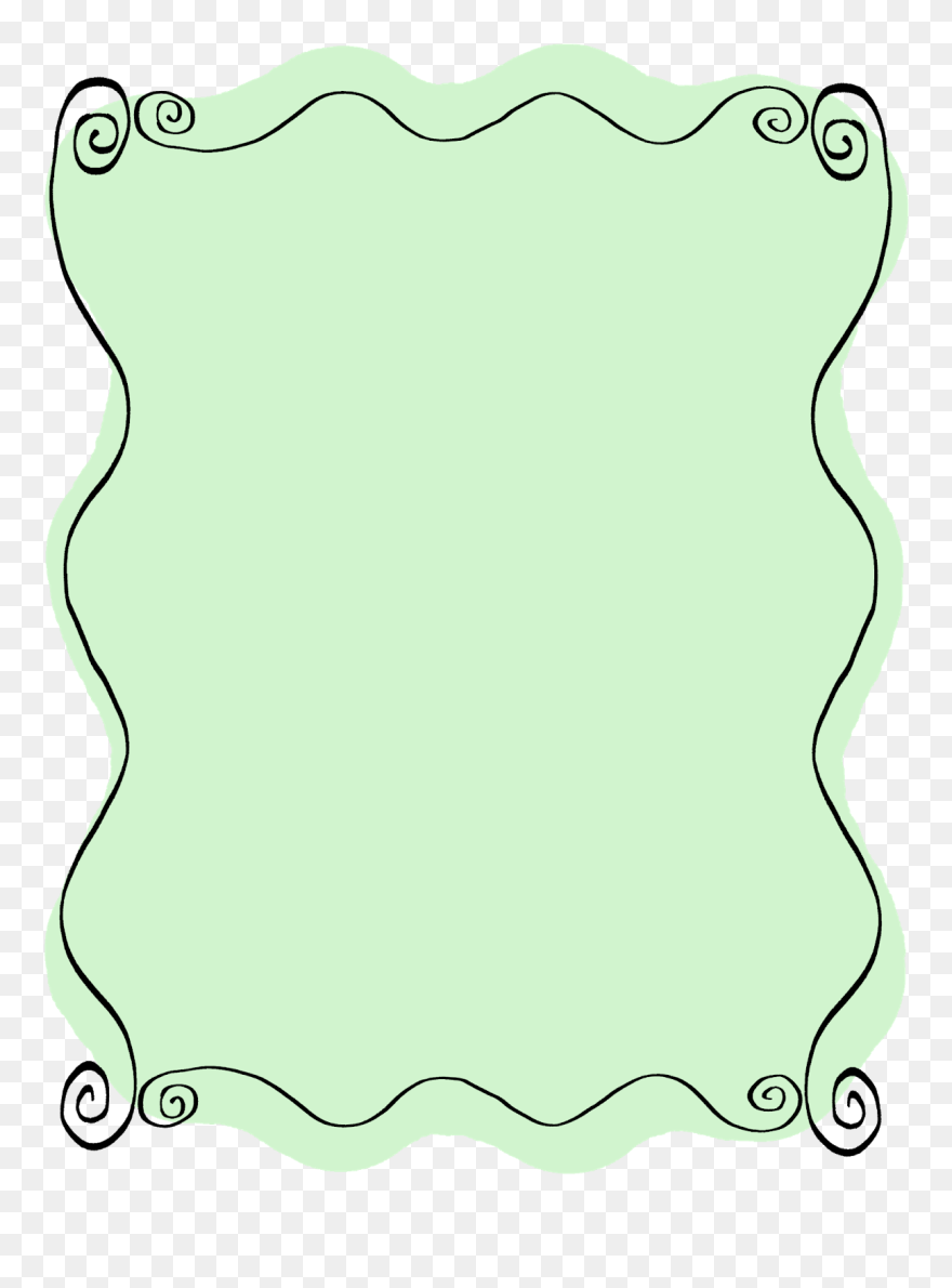 Border Frames Labels Scrapbook Clipart Papercraft Digital - Png Download
