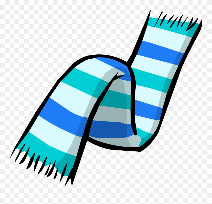 Club Penguin Rewritten Wiki - Scarf Clipart - Png Download