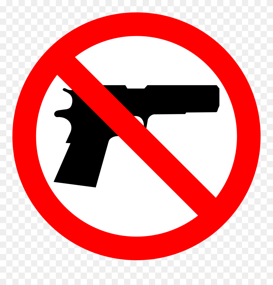 A Resounding Vote Against Due Process And The Second - Ban Guns Clipart