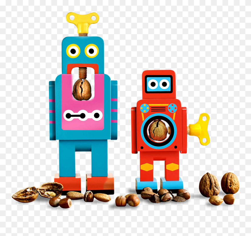 Robot Crackers Gessato - Nut Robot Clipart