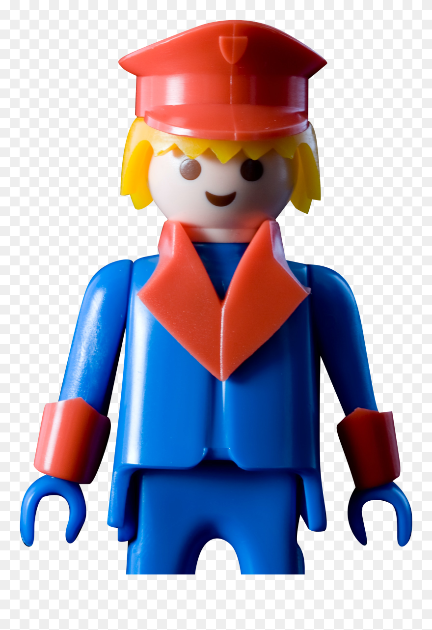 Red Blue Lego Toy - Cartoon Clipart