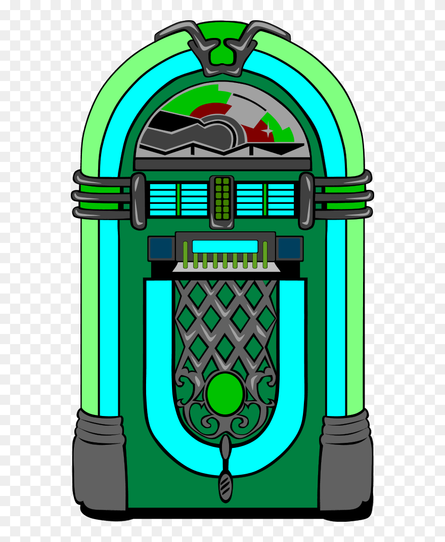 Fifties Clip Art - Jukebox Clip Art - Png Download