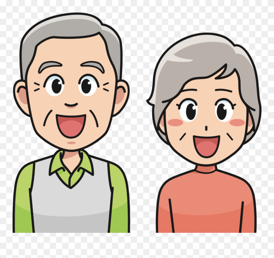 Thumb,jaw,animated Cartoon - Grandfather Png Clipart