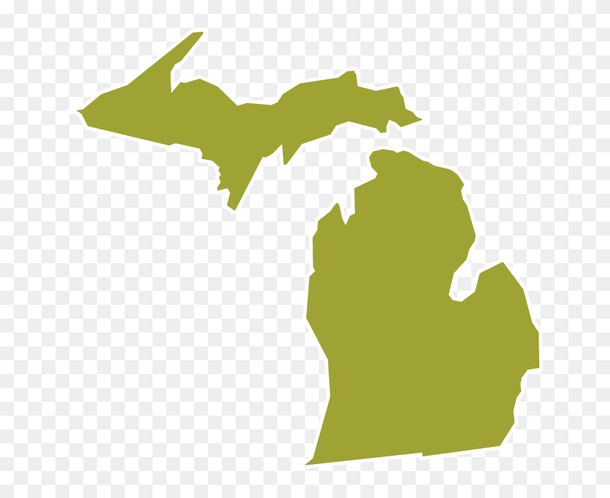 Michigan Electoral Map 2012 Clipart