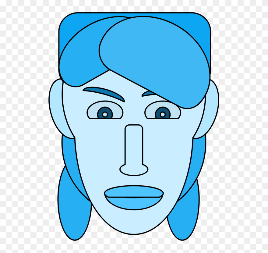 Emotion,art,line Art - Face Clipart