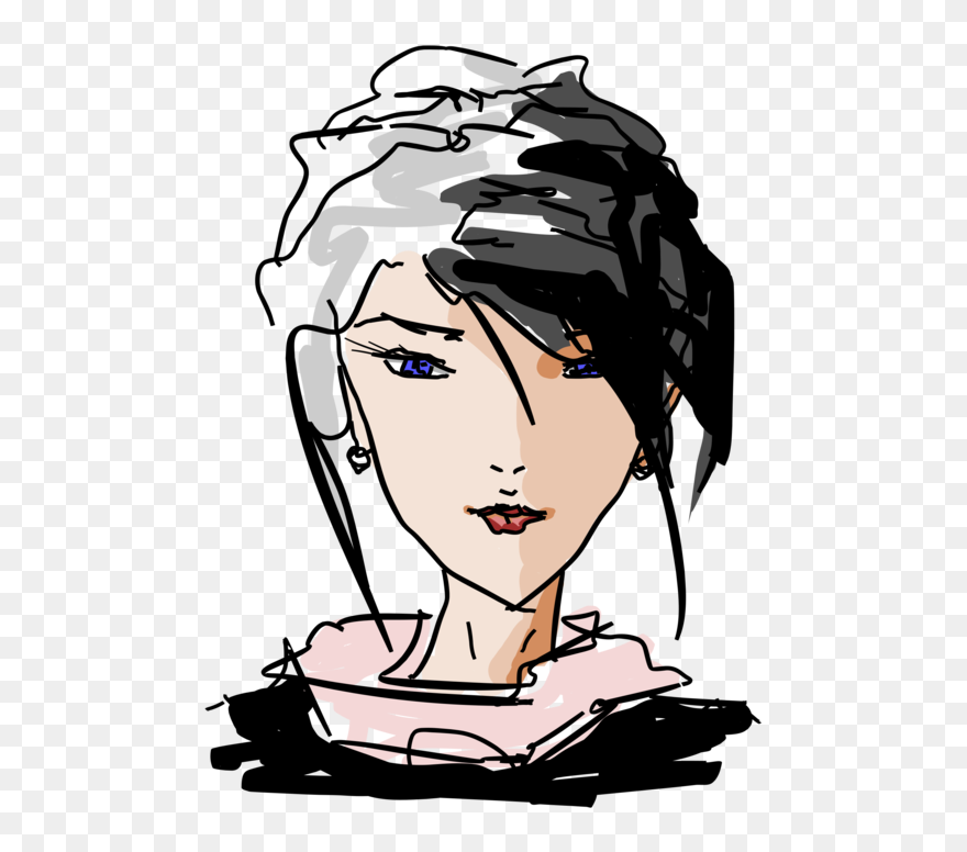 Human Behavior,head,woman - Woman S Face Drawing Clipart