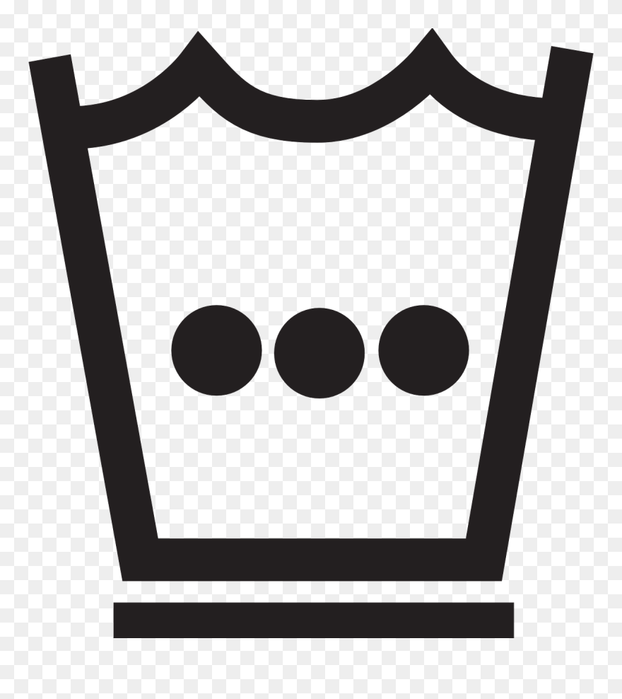 Machine Wash Normal Symbol Clipart
