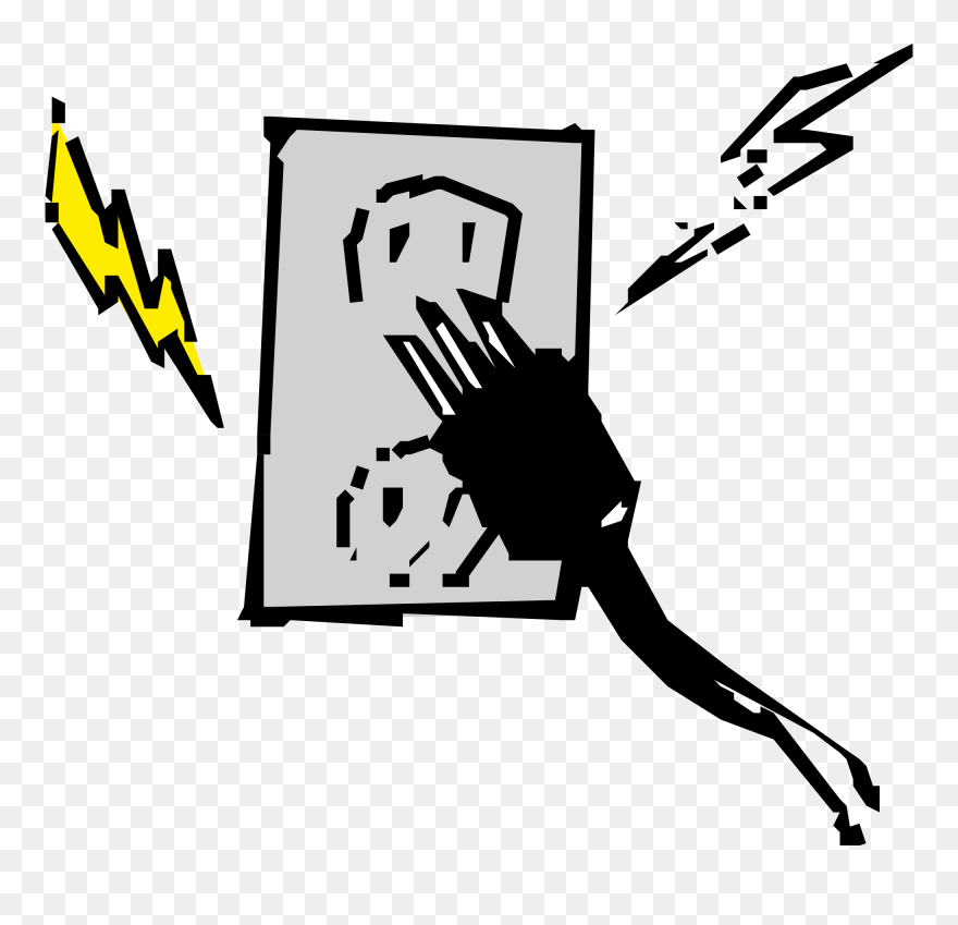 Electrical Plug Svg Clip Arts - Electricity Clipart - Png Download