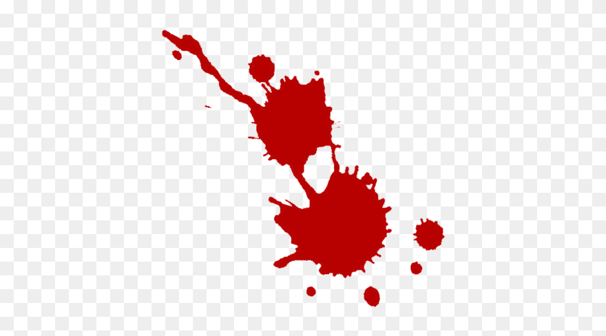 Blood Spray Crime - Blood Drops Png Clipart