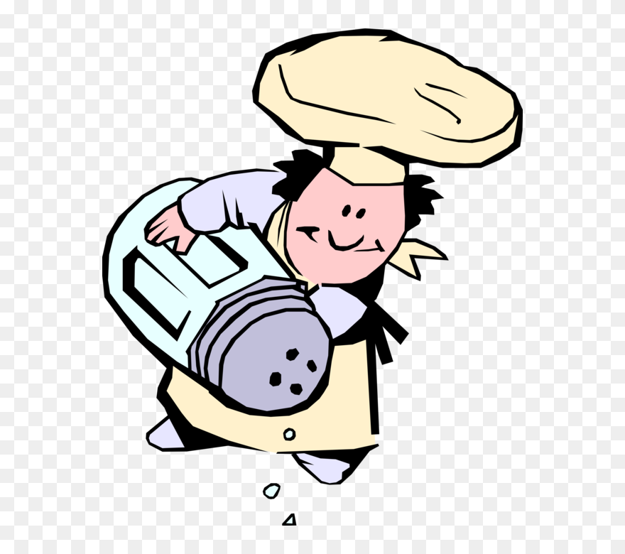 Salt Shaker Vector - Salt Clipart - Png Download