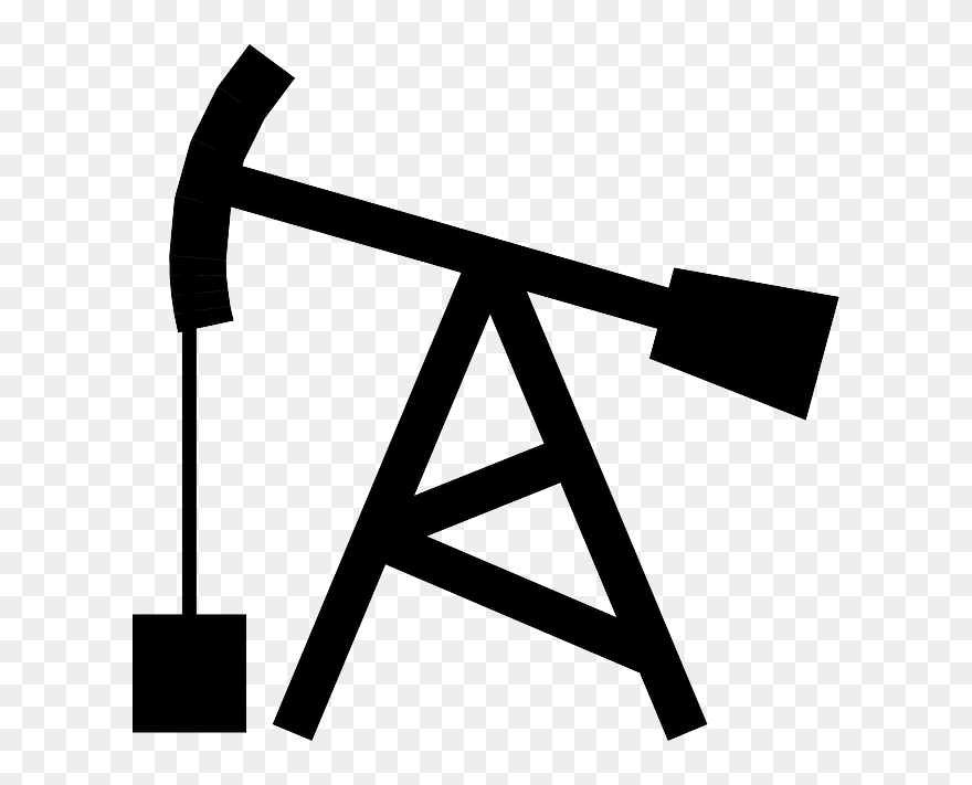 Tools, Drill, Nodding, Donkey, Gas, Well, Oil, Rig - Clip Art Oil Drill - Png Download