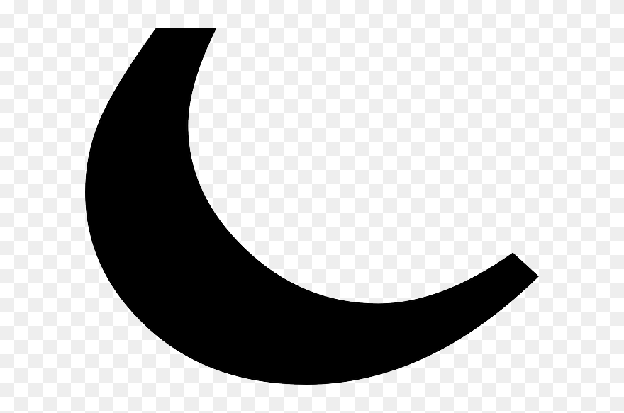 Half Moon, Moon, Sickle, Reaping Hook - Portable Network Graphics Clipart