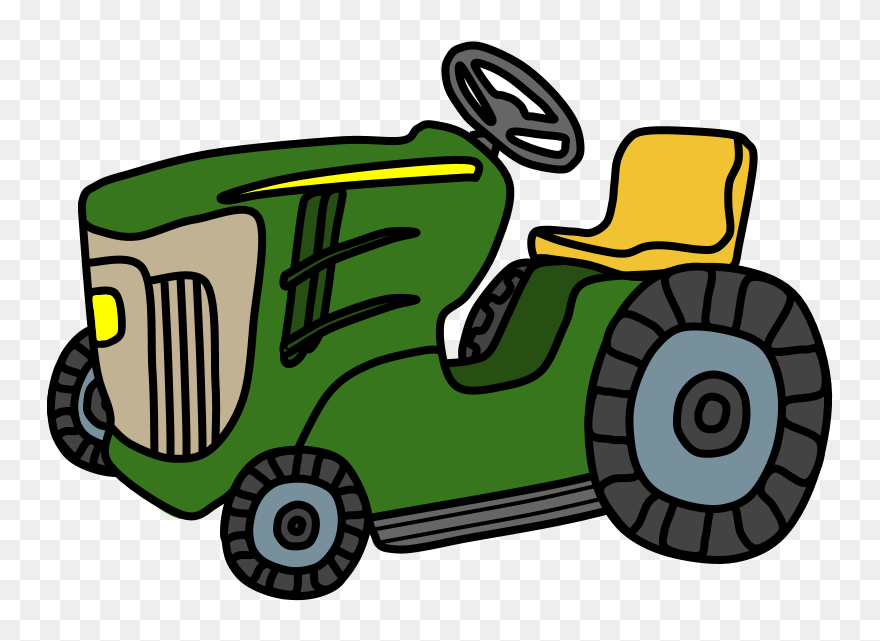 Tractor, Green, Yellow - Facebook Clipart