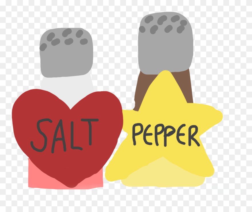I ❤ Salt,i 🌟 Papper - Cellocator Clipart