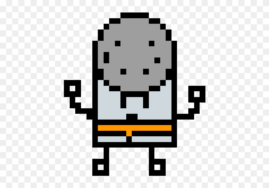 Fruit Orange Pixel Art Clipart