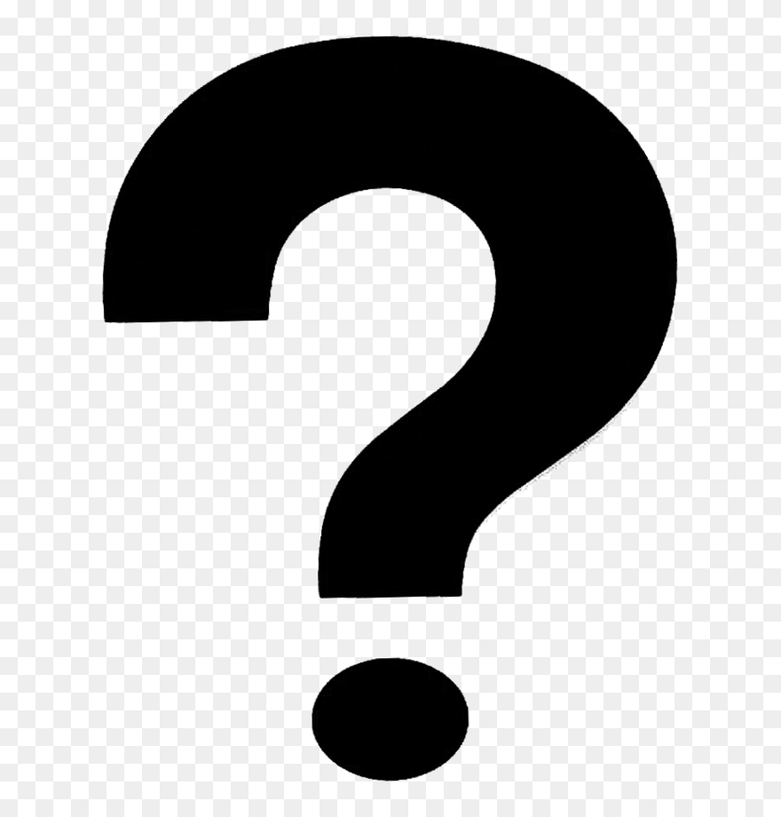 Transparent Exclamation Mark Clipart - Big Question Mark Png