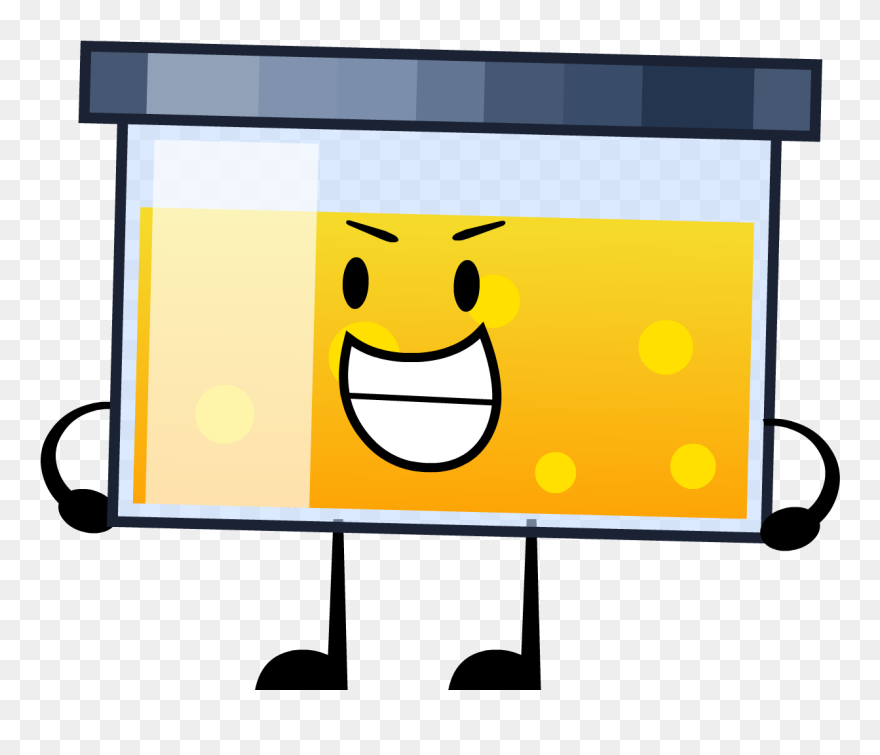 Transparent Bucket Filler Clipart - Slime Container Clipart - Png Download