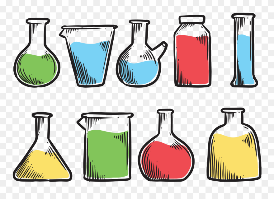 Container Clipart Science Lab Material - Clip Art Science Equipment - Png Download