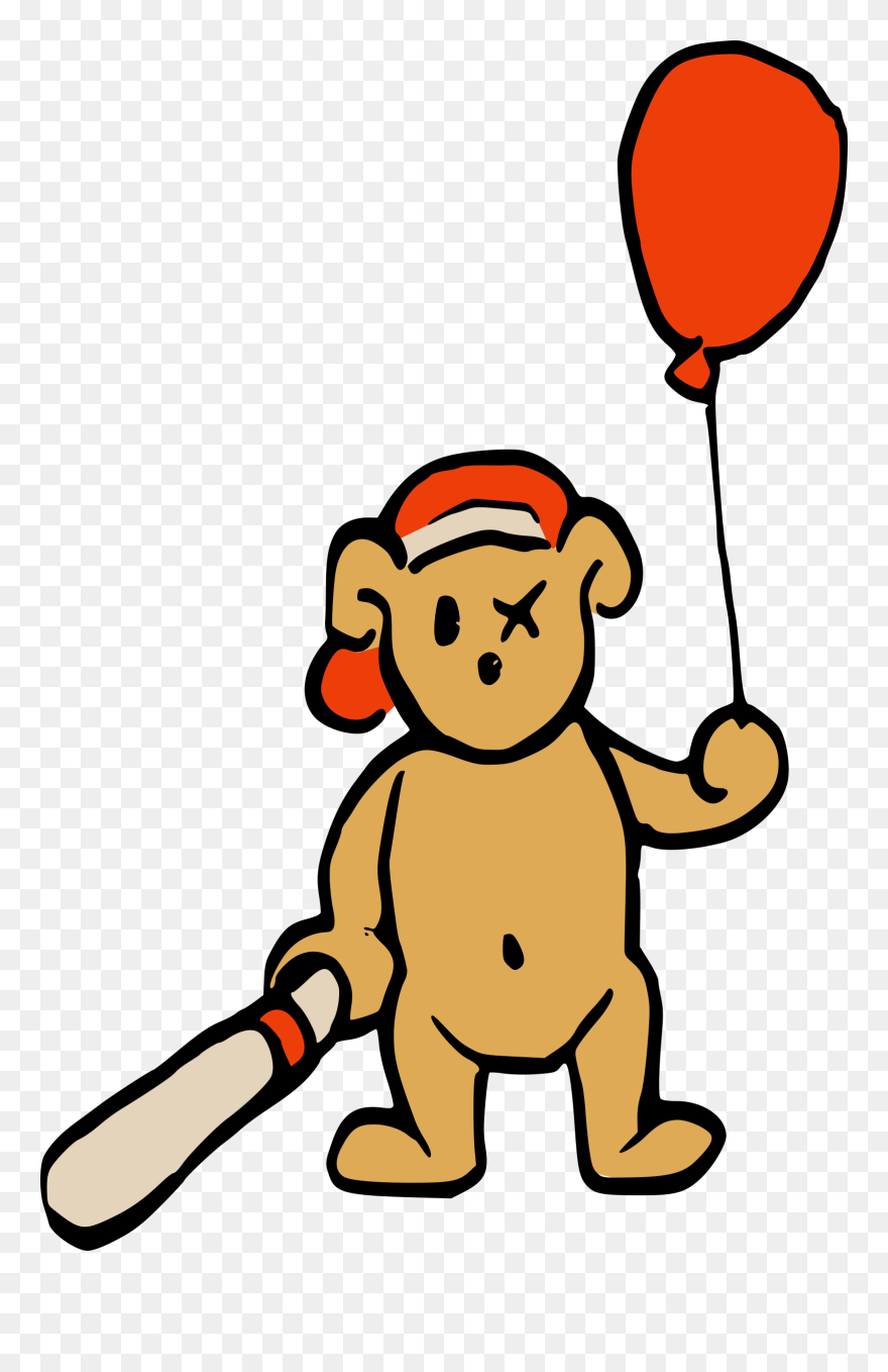 Baseball Teddy Clip Arts - Menace Clipart - Png Download