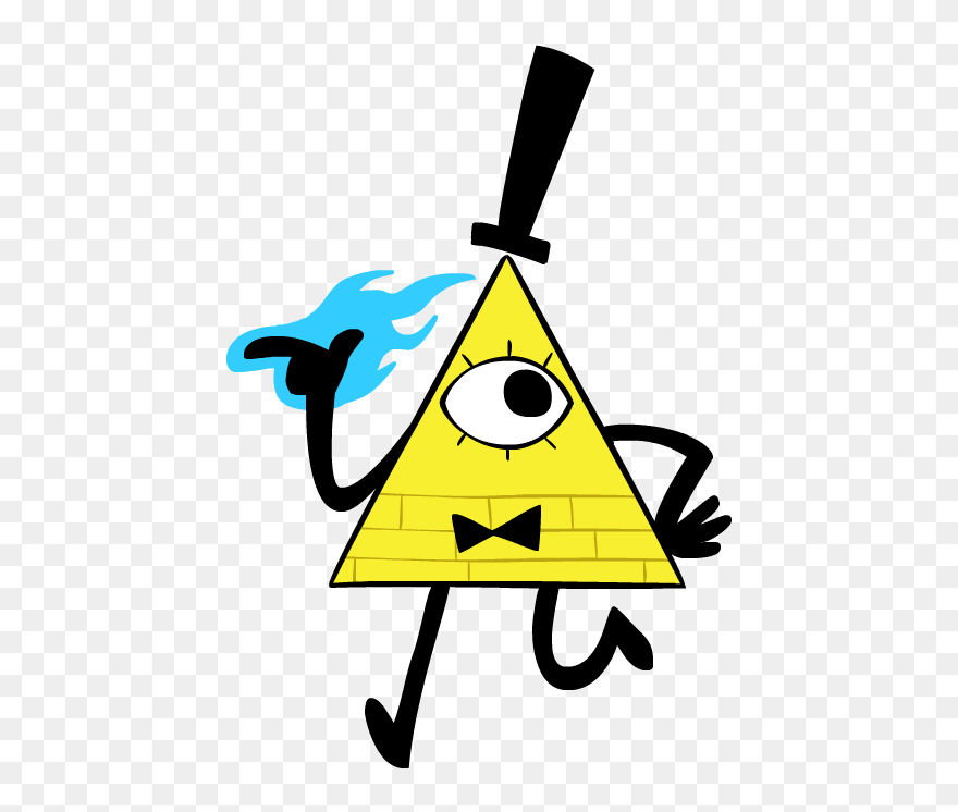 Bill Cipher Illuminati Eye Of Providence Symbol - Bill Cypher Png Clipart